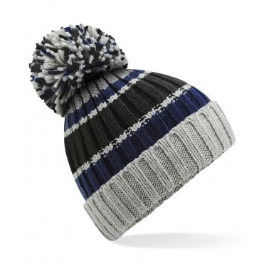 BC392 Hygge Striped Beanie