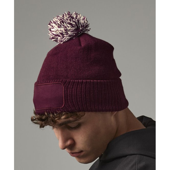 Beechfield BC443 Snowstar Patch Beanie
