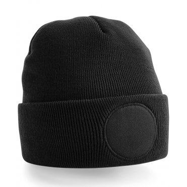 BC446 Circular Patch Beanie