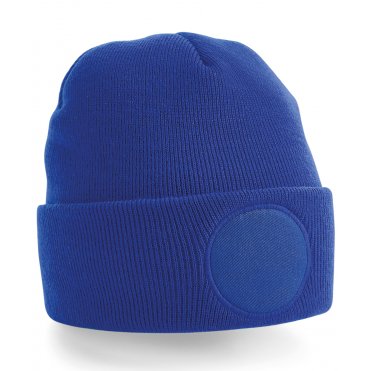 BC446 Circular Patch Beanie