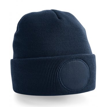 BC446 Circular Patch Beanie