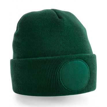 BC446 Circular Patch Beanie