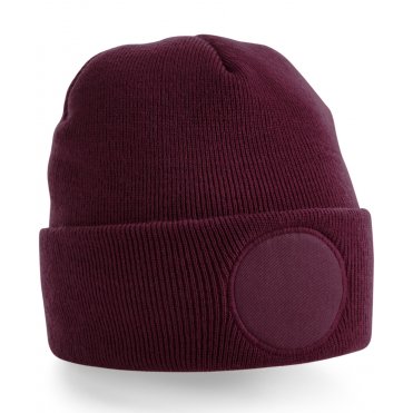BC446 Circular Patch Beanie