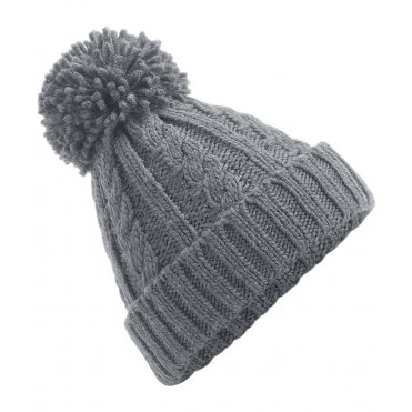 BC480 Cable Knit Melange Beanie