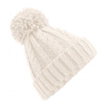 BC480 Cable Knit Melange Beanie