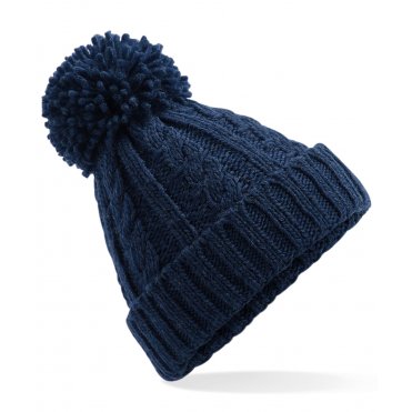 BC480 Cable Knit Melange Beanie