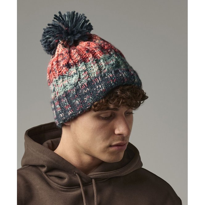 Beechfield BC486 Corkscrew Pom-Pom Beanie