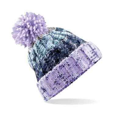 BC486 Corkscrew Pom-Pom Beanie