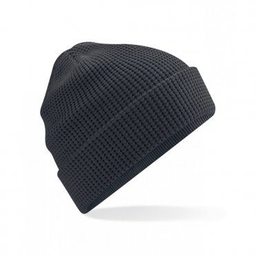 BC52N Organic Cotton Waffle Beanie