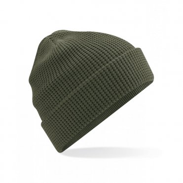 BC52N Organic Cotton Waffle Beanie