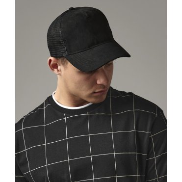 BC643 Suede Snapback Trucker