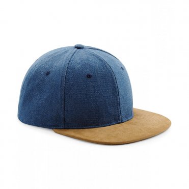 BC668 Suede Peak Snapback