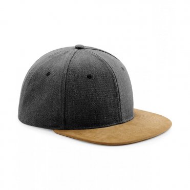 BC668 Suede Peak Snapback