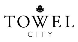 Towel City TC503 Organic Hand Towel With Printable Border
