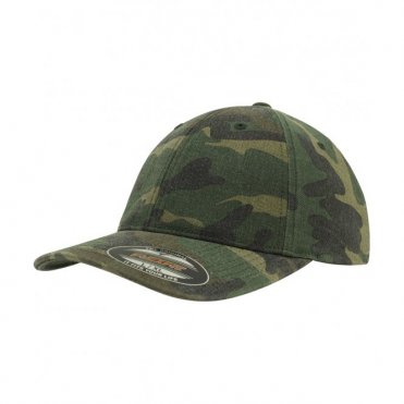 YP026 Flexfit Garment Washed Camo (6977ca)