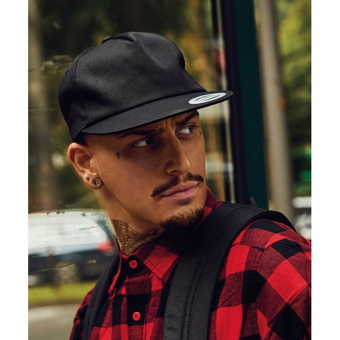 Flexfit by Yupoong YP047 Unstructured 5-Panel Snapback (6502)