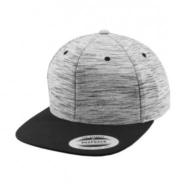 YP088 Stripes Melange Crown Snapback (6089sc)