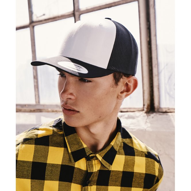 Flexfit by Yupoong YP129 Retro Trucker Coloured Front (6606cf)