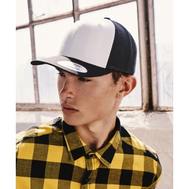 YP129 Retro Trucker Coloured Front (6606cf)