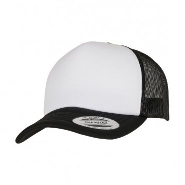 YP227 Yp Classics Curved Foam Trucker Cap White Front (6320w)