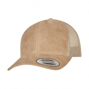 YP236 Imitation Suede Leather Trucker Cap (6606su)