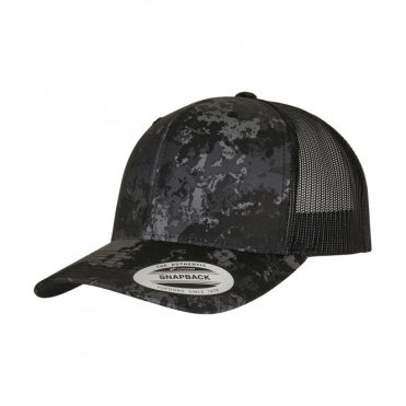 YP239 Yp Classics Veil Camo Retro Trucker Cap (6606vc)