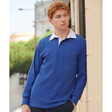 FR100 Long Sleeve Plain Rugby Shirt