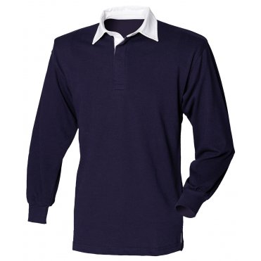 FR100 Long Sleeve Plain Rugby Shirt