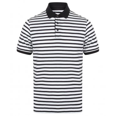 FR230 Striped Jersey Polo Shirt