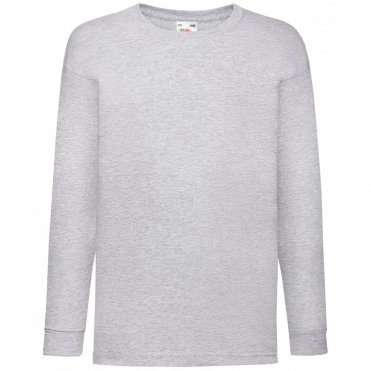SS007 Children's Long Sleeve Valueweight T