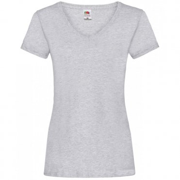 SS047 Women's Valueweight V-Neck T