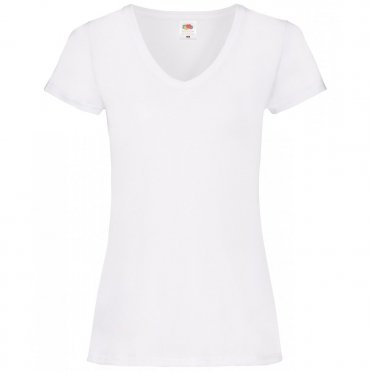 SS047 Women's Valueweight V-Neck T