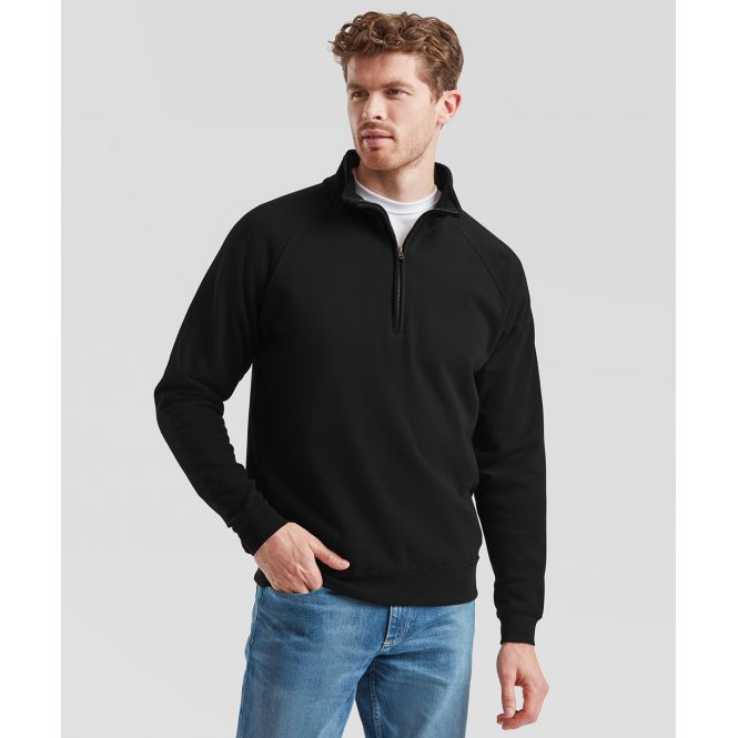 Fruit of The Loom SS230 Classic 80/20 Zip Neck Sweatshirt