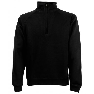 SS230 Classic 80/20 Zip Neck Sweatshirt