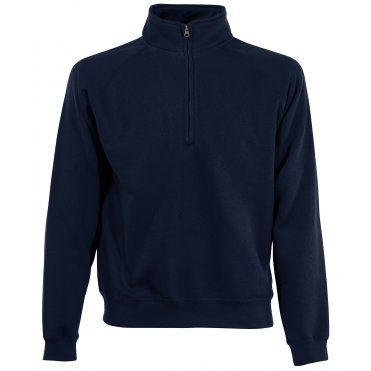 SS230 Classic 80/20 Zip Neck Sweatshirt