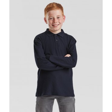 SS320 Children's Long Sleeve 65/35 Polo
