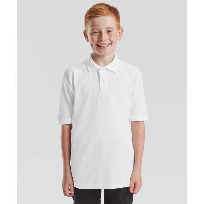 Fruit of The Loom SS417 Children's 65/35 Pique Polo