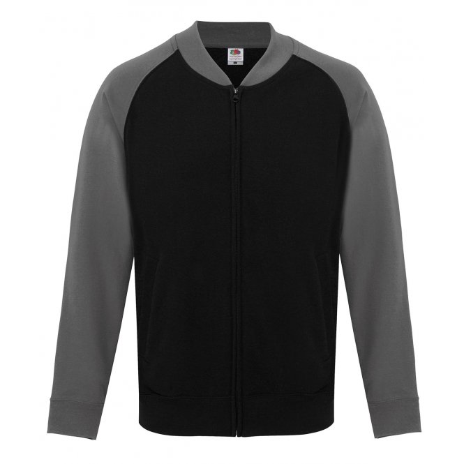 Fruit of The Loom SS929 Baseball Sweatshirt Jacket