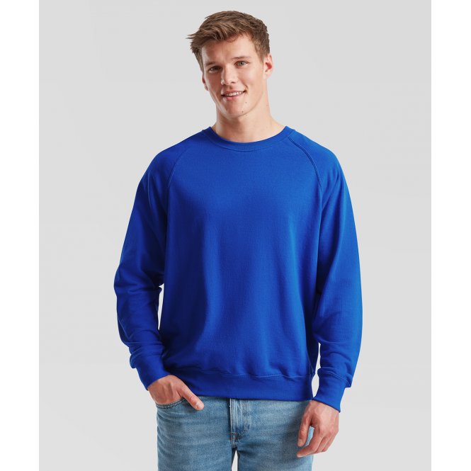 Fruit of The Loom SS970 Lightweight Raglan Sweatshirt