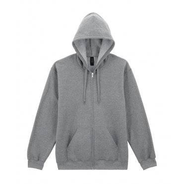 GD068 Softstyle Midweight Fleece Adult Full-Zip Hoodie