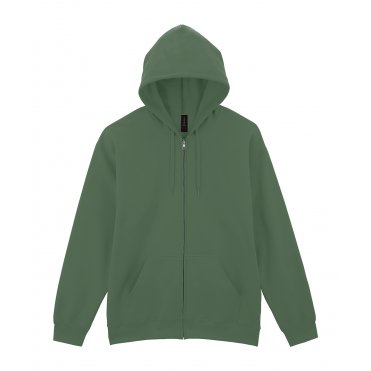 GD068 Softstyle Midweight Fleece Adult Full-Zip Hoodie