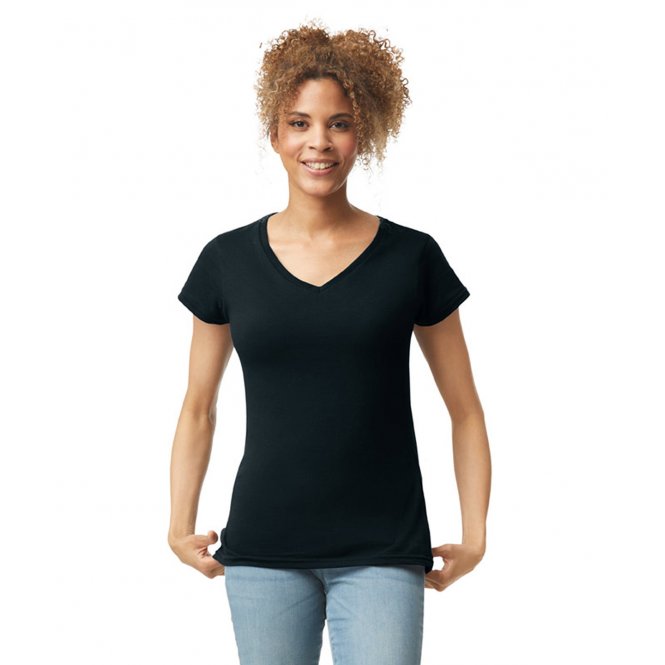 Gildan GD078 Softstyle Women's V-Neck T-Shirt