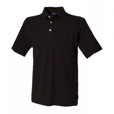 HB100 Classic Cotton Pique Polo With Stand-Up Collar