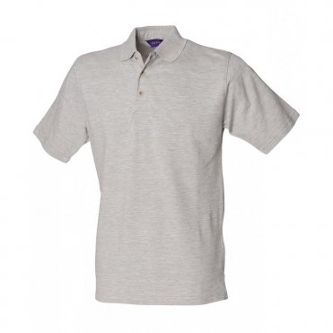 HB100 Classic Cotton Pique Polo With Stand-Up Collar