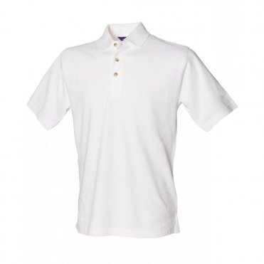 HB100 Classic Cotton Pique Polo With Stand-Up Collar