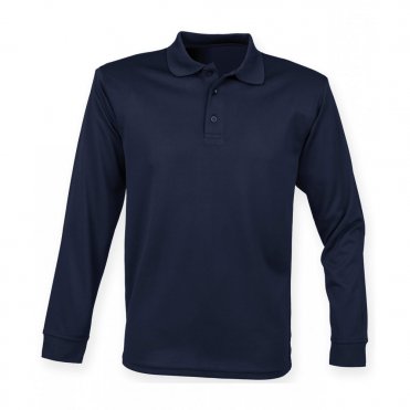 HB478 Long Sleeve CoolPlus Polo Shirt