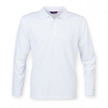 HB478 Long Sleeve CoolPlus Polo Shirt