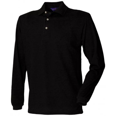 HB105 Long Sleeve Cotton Polo Shirt