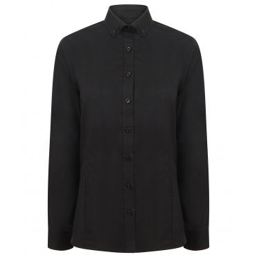 HB513 Women's Modern Long Sleeve Oxford Shirt