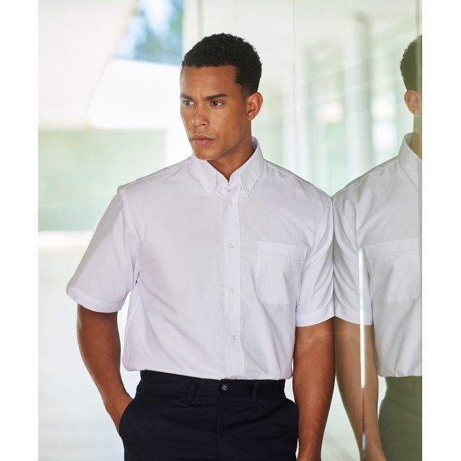 Henbury HB515 Short Sleeve Classic Oxford Shirt
